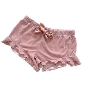 NWOT Victoria's Secret velvet shorts